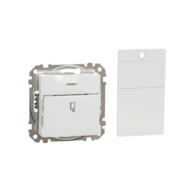 Вимикач картковий 10А Schneider Sedna Design SDD111121 Білий