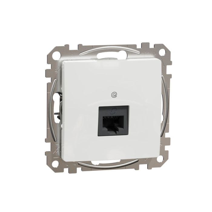 Комп'ютерна розетка RJ45 кат. 6 UTP Schneider Sedna Design SDD111461 Білий