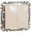 Вимикач 2-кл Schneider Sedna Design SDD112105 Бєжевий