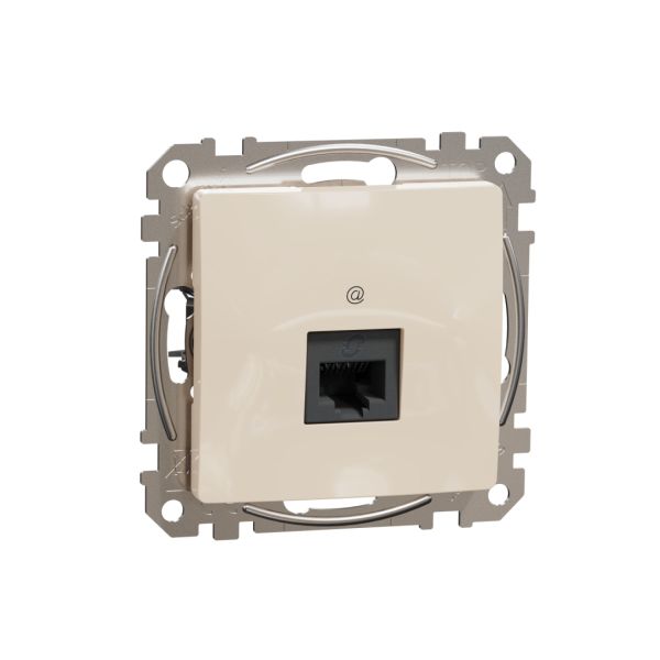 Комп'ютерна розетка RJ45 кат. 6 UTP Schneider Sedna Design SDD112461 Бєжевий