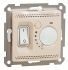 Термостат для теплої підлоги 16A Schneider Sedna Design SDD112507 Бєжевий