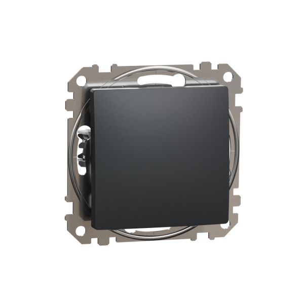 Перемикач кнопочний 1-кл Schneider Sedna Design SDD114116 Чорний