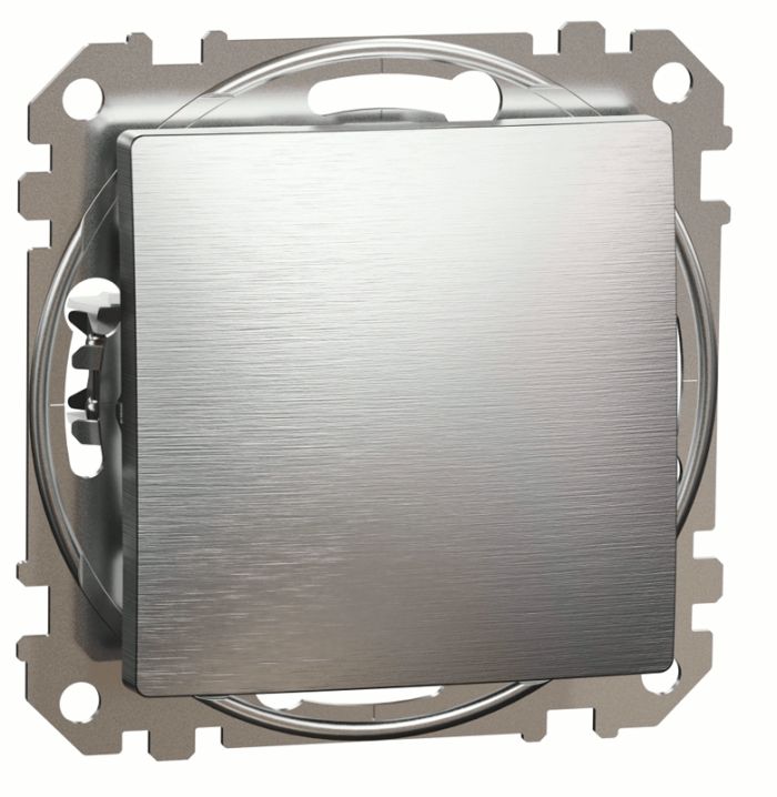 Вимикач 1-кл Schneider Sedna Elements SDD170101 Алюміній матований