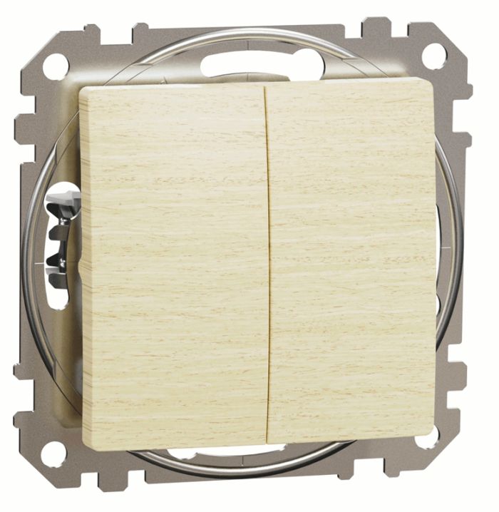 Перемикач 2-кл Schneider Sedna Elements SDD180108 Береза
