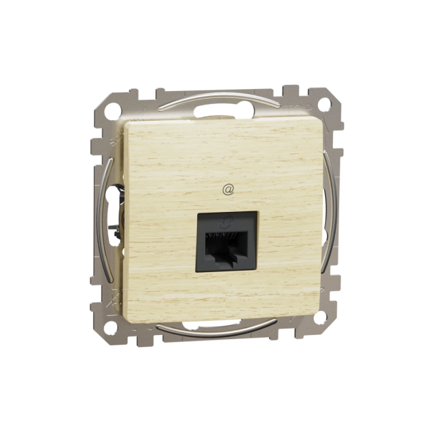 Комп'ютерна розетка RJ45 кат. 5е UTP Schneider Sedna Elements SDD180451 Береза