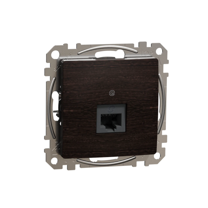 Комп'ютерна розетка RJ45 кат. 5е UTP Schneider Sedna Elements SDD181451 Венге