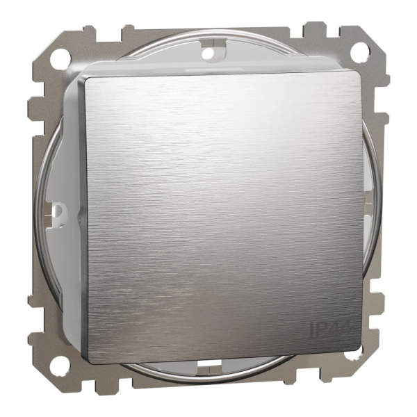 Перемикач 1-кл IP44 Schneider Sedna Elements SDD270106 Алюміній матований