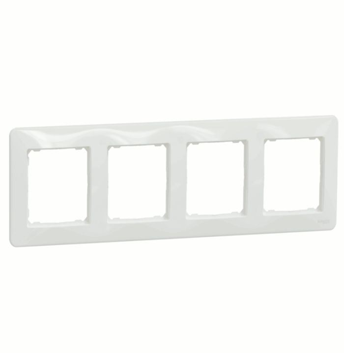 Рамка 4-на Schneider Sedna Design SDD311804 Білий