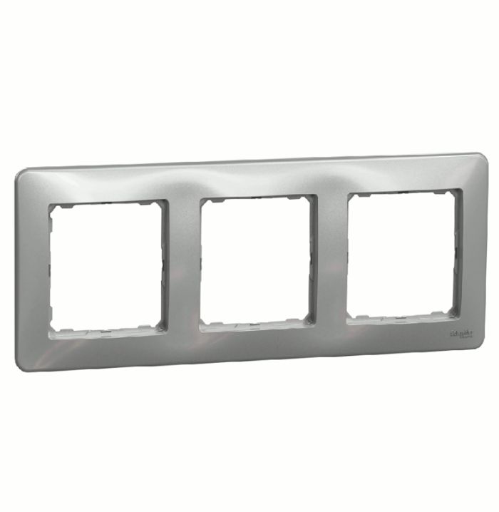 Рамка 3-на Schneider Sedna Design SDD313803 Алюміній