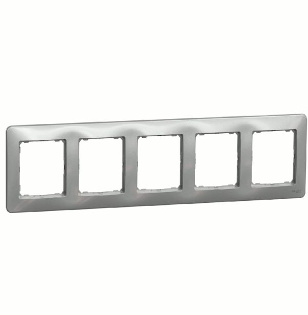Рамка 5-на Schneider Sedna Design SDD313805 Алюміній