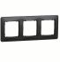 Рамка 3-на Schneider Sedna Design SDD314803 Чорний