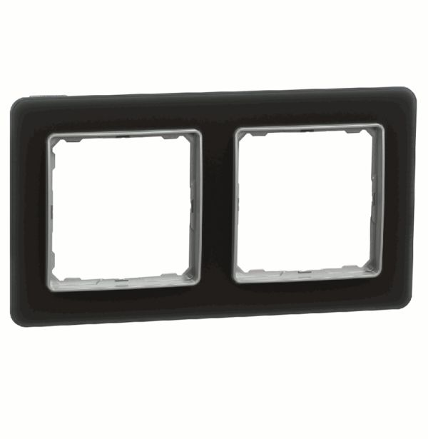 Рамка 2-на Schneider Sedna Elements SDD362802 стекло матовое