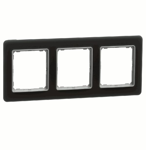 Рамка 3-на Schneider Sedna Elements SDD362803 стекло матовое