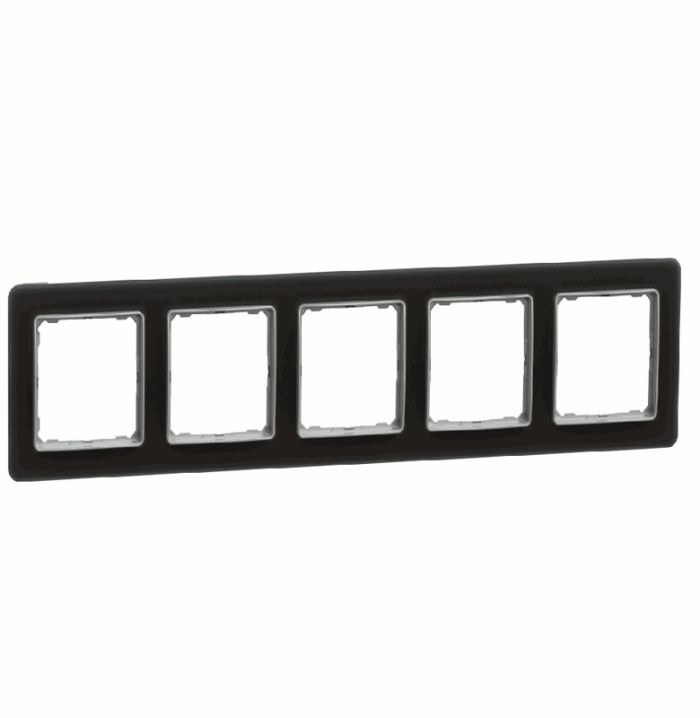 Рамка 5-на Schneider Sedna Elements SDD362805 стекло матовое