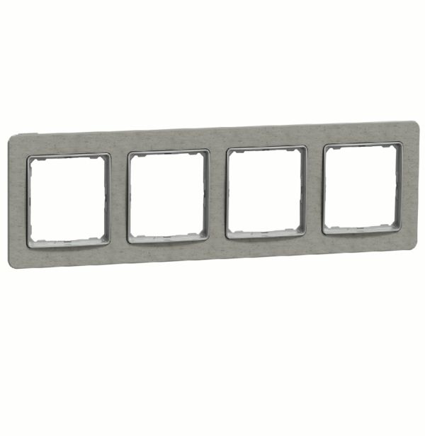 Рамка 4-на Schneider Sedna Elements SDD390804 Бетон