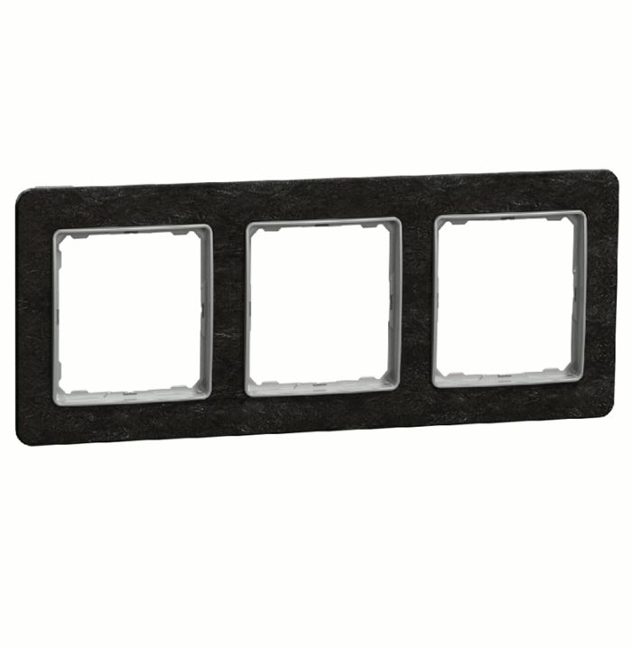 Рамка 3-на Schneider Sedna Elements SDD391803 Камінь