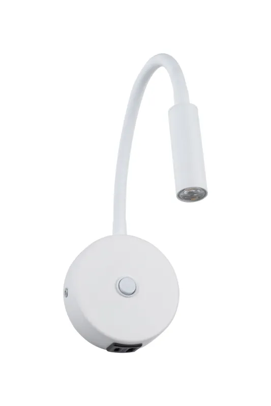 Настінний світильник TK Lighting 10202 LAGOS USB WHITE (30560)