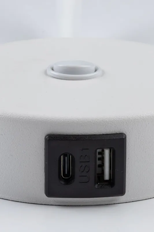 Настінний світильник TK Lighting 10202 LAGOS USB WHITE (30560)