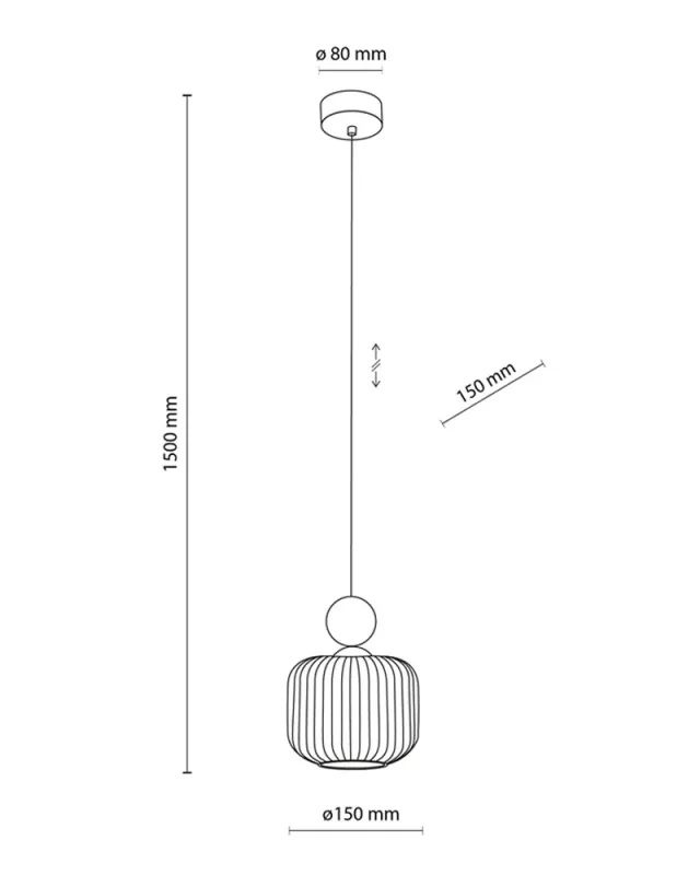 Підвісний світильник TK LIGHTING 11049 BALLO