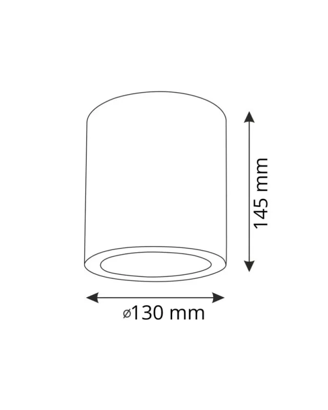Точковий світильник Goldlux 311702 Jupiter E27 20W IP20