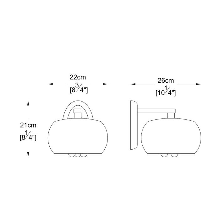 Бра Zuma Line W0076-01D-F4FZ Crystal (78138)