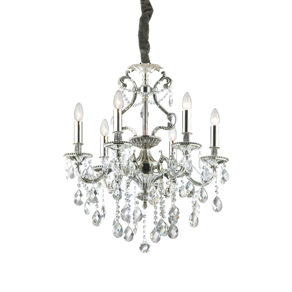 Люстра Ideal Lux GIOCONDA SP6 ARGENTO