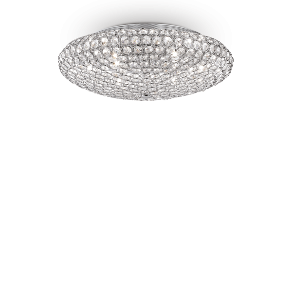 Потолочний світильник Ideal Lux KING PL9 CROMO (073255)
