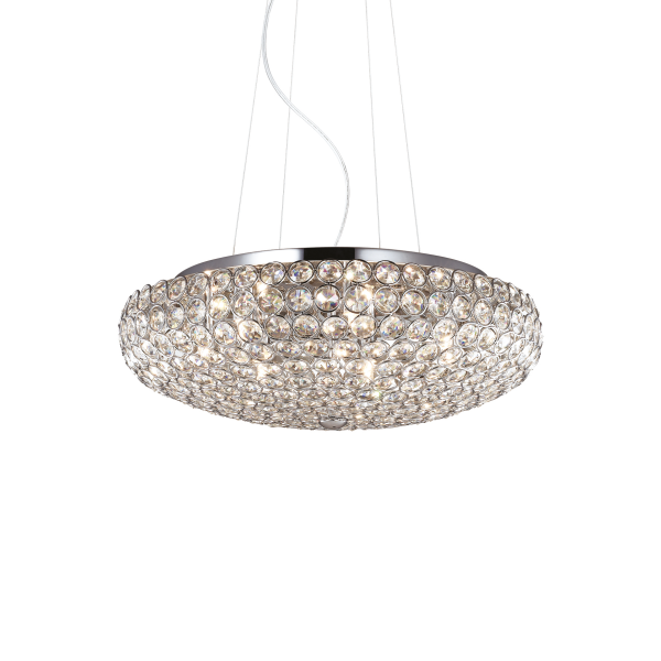 Підвісний світильник Ideal Lux KING SP7 CROMO