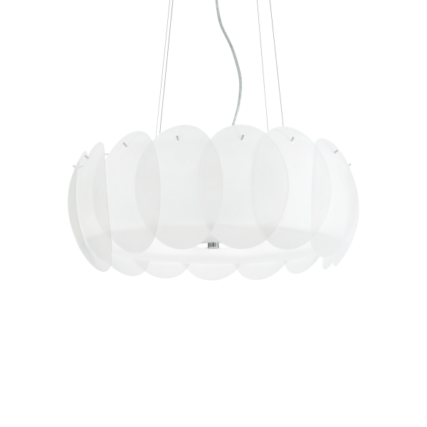 Підвісний світильник Ideal Lux OVALINO SP8 BIANCO