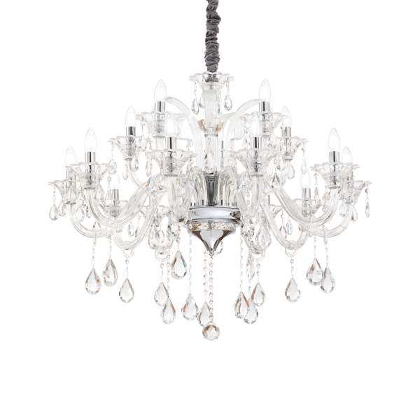 Люстра Ideal Lux COLOSSAL SP15 TRASPARENTE