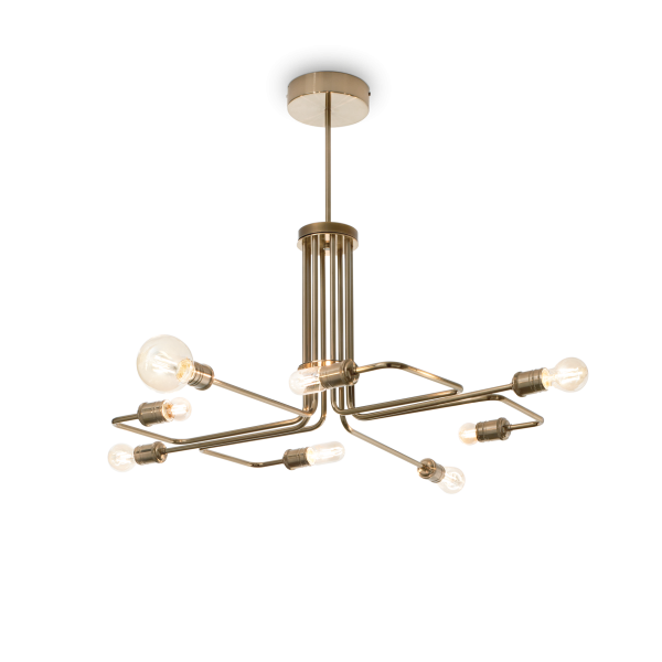 Люстра Ideal Lux TRIUMPH SP8 OTTONE ANTICO (160269)