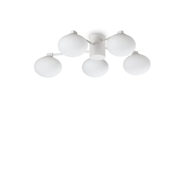 Люстра Ideal Lux 322698 HERMES PL5 D60 BIANCO