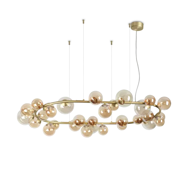 Люстра Ideal Lux 322780 Perlage sp30 Ambra