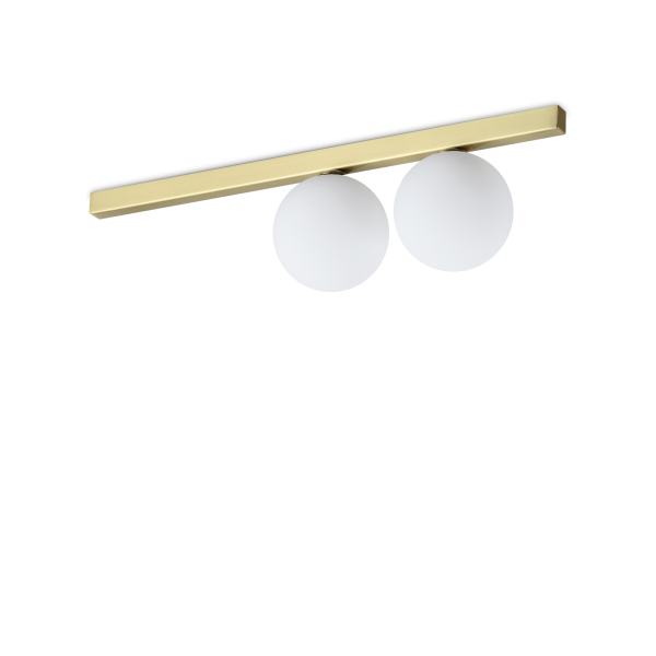 Потолочний світильник Ideal Lux 328447 BINOMIO PL2 OTTONE