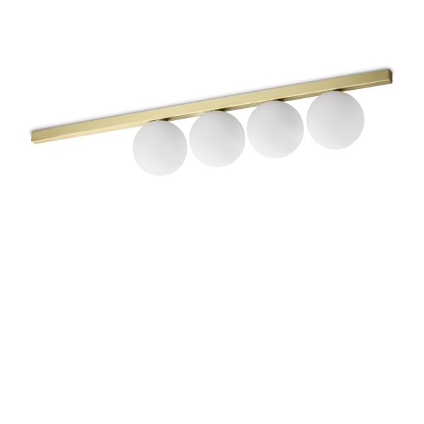 Потолочний світильник Ideal Lux 328461 BINOMIO PL4 OTTONE