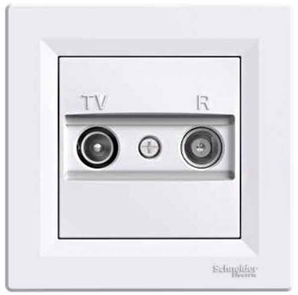 Розетка tv/r прохідна (8 дб), білий (EPH3300321)