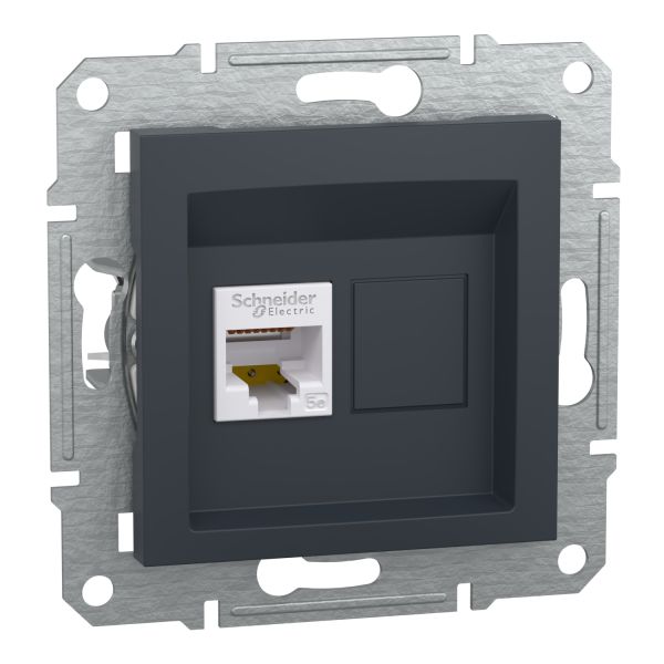Комп'ютерна розетка rj45 кат5e utp, алюміній (EPH4700161)