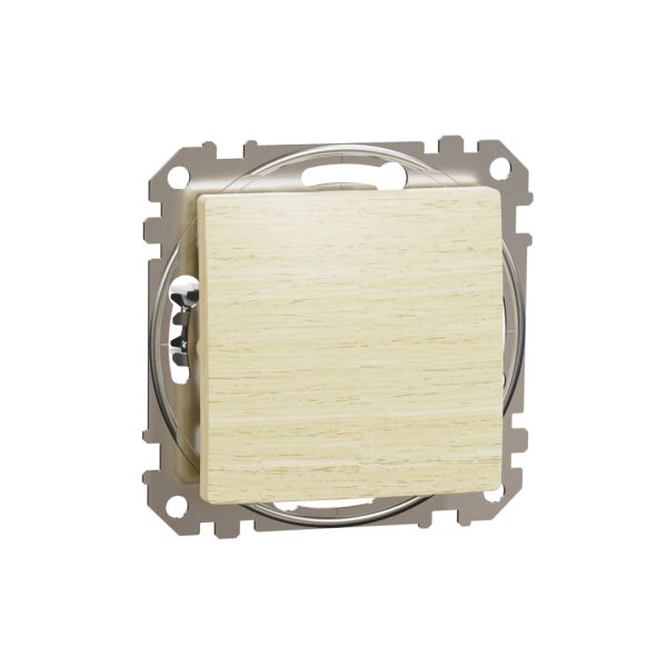 Кнопочный вимикач 1-кл Schneider Sedna Elements SDD180111 Береза