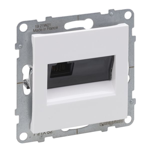Розетка комп'ютерна 1-а RJ45 CAT6/UTP Legrand SUNO 721152 білий