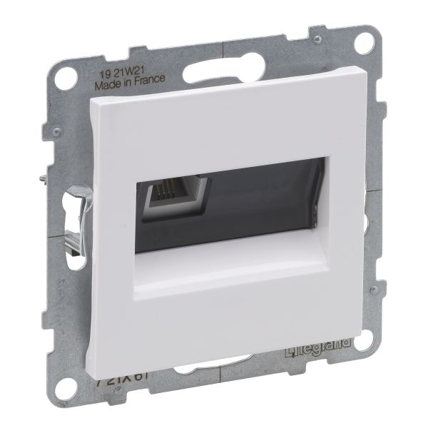 Розетка телефонна 1-а RJ11 Legrand SUNO 721161 білий