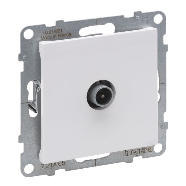 Розетка TV прохідна 14dB Legrand SUNO 721165 білий