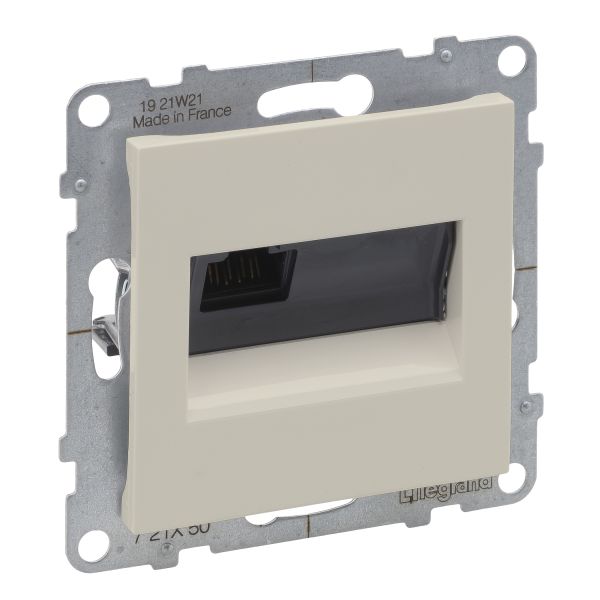 Розетка комп'ютерна 1-а RJ45 Cat5E/UTP Legrand SUNO 721250 слонова кістка