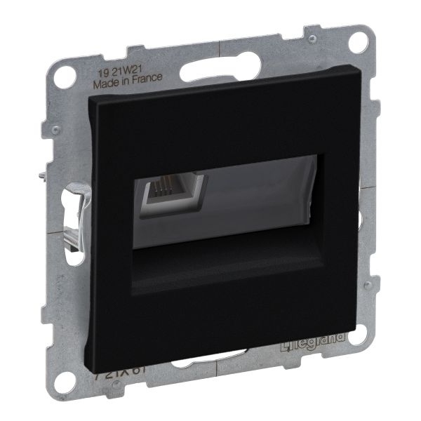 Розетка телефонна 1-а RJ11 Legrand SUNO 721461 чорний