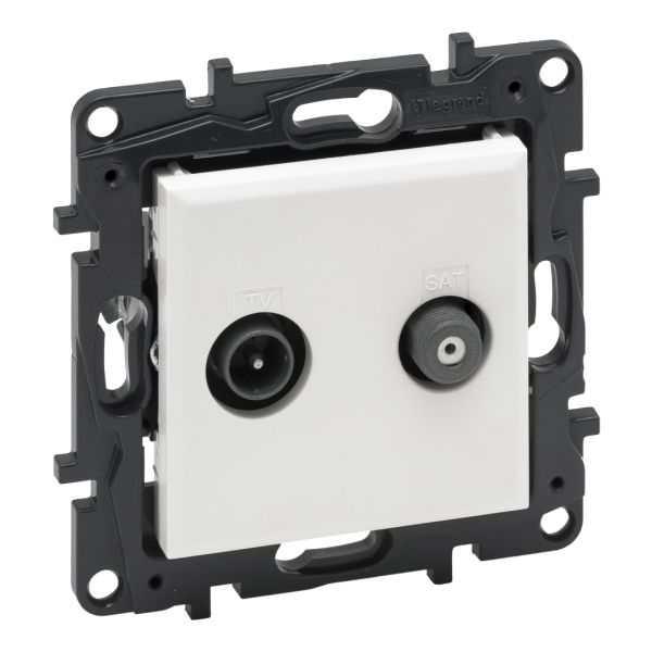 Розетка TV-SAT "зірка" Legrand 863183 NILOE STEP Білий