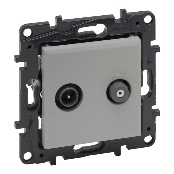 Розетка TV-SAT "зірка" Legrand 863383 NILOE STEP Алюміній