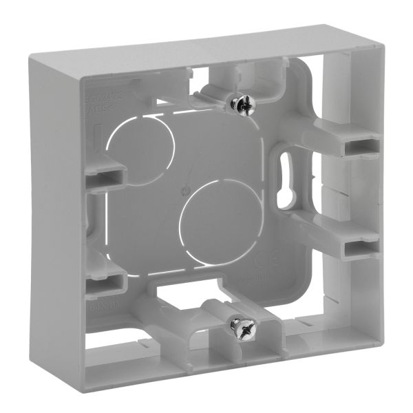 Коробка накладного монтажу 1-місна Legrand 863397 NILOE STEP Алюміній