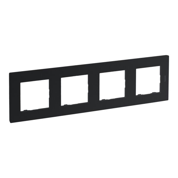 Рамка 4-місна Legrand 863794 NILOE STEP Антрацит