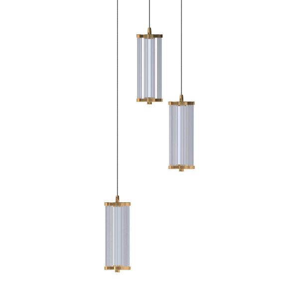 Підвісний світильник Zuma Line MD3147-3A-3GT CALLY