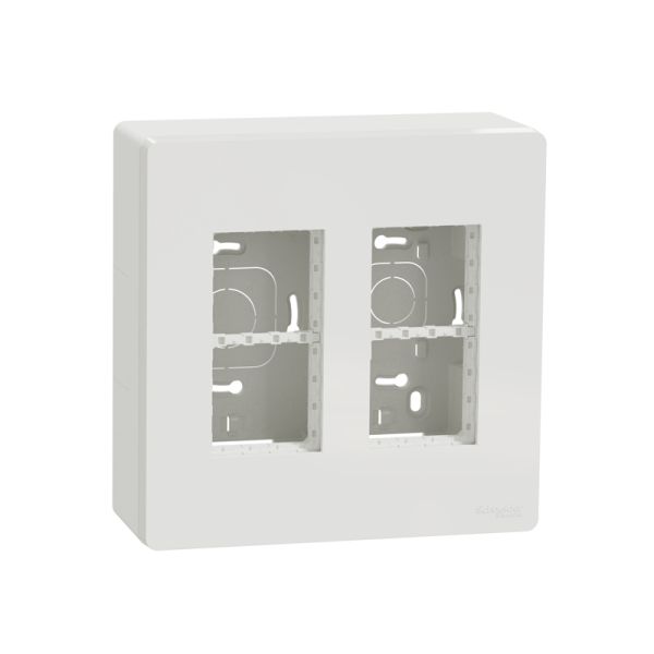 Блок unica system+ зовнішня установка 2х2 Unica New, NU122418, білий