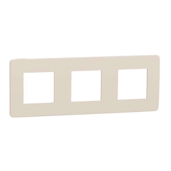 Рамка 3 модульна, UNICA STUDIO COLOR NU280644 бежевий/бежевий
